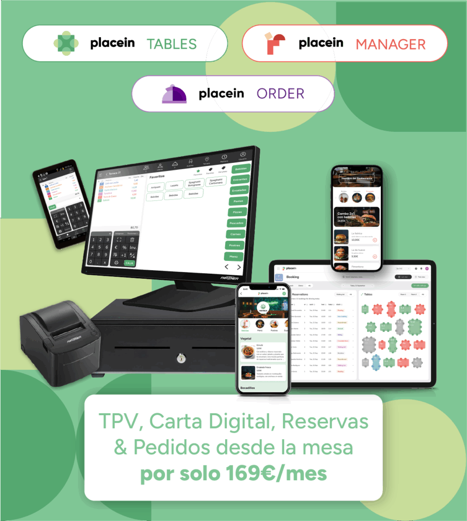 Pack para Restaurantes de Costa: Carta Digital, Pedidos, Reservas y POS
